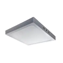 Kit 6 Unidades Luminária Plafon LED Quadrado 30x30 cm 24W Branco Frio 6500K Sobrepor Bivolt