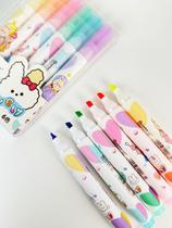 Kit 6 Unidades Marca Texto Fofo Kawaii Q-1300 Kit 6 Unidades Marca Texto Fofo Kawaii Q-1300