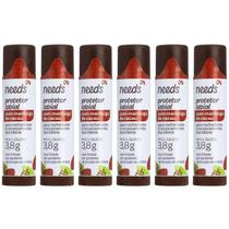 Kit 6 unidades Protetor Labial Com Manteiga De Cacau 3,8g Kit 6 unidades Protetor Labial Com Manteiga De Cacau 3,8g