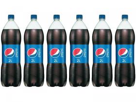 Kit 6 Unidades Refrigerante Pepsi Cola 2L