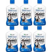 Kit 6 unidades Shampoo e Cond. Kelldrin 6x1 Matt Pulgas 500ml