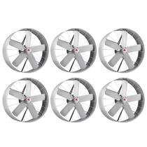 Kit 6 Unidades - Venti Delta Exaustor 50cm Cinza 127V 805001