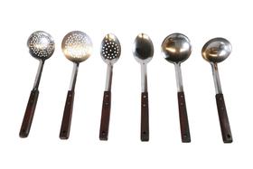 Kit, 6 Utensílios De Cozinha - Colheres De Panela.