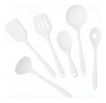 Kit 6 Utensílios De Cozinha Em Silicone Premium Resistente Kit 6 Utensílios De Cozinha Em Silicone Premium Resistente