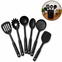 Kit 6 utensilios de cozinha silicone jogo completo antiadere Kit 6 utensilios de cozinha silicone jogo completo antiadere