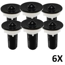 Kit 6 Válvula P/ Lavatório Cuba 7/8 com Tampa Preto Astra Kit 6 Válvula P/ Lavatório Cuba 7/8 com Tampa Preto Astra