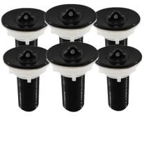 Kit 6 Válvula Para Lavatório Cuba 7/8 Com Tampa Preto Astra Kit 6 Válvula Para Lavatório Cuba 7/8 Com Tampa Preto Astra