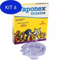 Kit 6 Vaponex Coleira Para Caes Anti Pulgas E Carrapatos