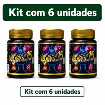 Kit 6 Vegetal 15 500mg 15 Cápsulas Suplemento Alimentar Kit 6 Vegetal 15 500mg 15 Cápsulas Suplemento Alimentar
