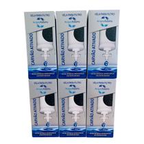 Kit 6 Vela Para Filtro De Barro Com Carvão Ativado