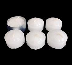 kit 6 VELAs BRANCA P/ RECHO Rechaud Decoração AROMATIZADOR