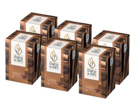 Kit 6 Velas Canela Aromáticas Perfumada Vela Decorativa 60g