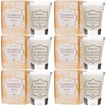 KIT 6 velas de vanilla para massagem hidratante beijavel KIT 6 velas de vanilla para massagem hidratante beijavel