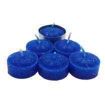 Kit 6 Velas Decorativas para Rechaud Azul - Divine Moda Indiana