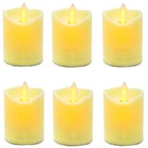 Kit 6 Velas Led Eletrônica Decorativa Simula Luz Acesa