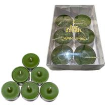 Kit 6 Velas Rechaud Perfumadas Aromas Aromática Relaxante Lar Fresh