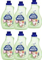 Kit 6 Vida Macia Lava Roupa Erva Doce Mais Cheiroso