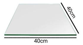 Kit 6 Vidros Expositor Balcão Vitrine Para Loja 40x40 4mm
