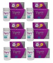 Kit 6 Vigora Plus Homem Cálcio Calcium +vit D3 C/ 60 Cáps