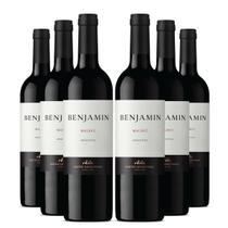 KIT 6 Vinho Argentino Benjamin Malbec, 750ml