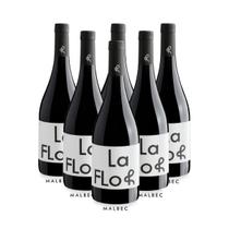Kit 6 Vinho Argentino La Flor De Pulenta Malbec - 750ml