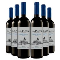 KIT 6 Vinho Argentino La Plata Cabernet Sauvignon e Malbec