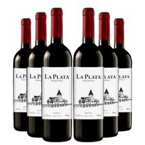 KIT 6 Vinho Argentino La Plata Tinto, 6x750ml