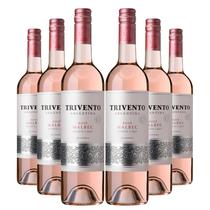 KIT 6 Vinho Argentino Trivento Reserve Rosé Malbec, 750ml