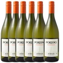Kit 6 Vinho Branco Argentino Norton Porteno Chardonnay 750ml