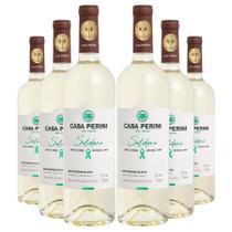 KIT 6 Vinho Branco Casa Perini Sauvignon Blanc, 750ml KIT 6 Vinho Branco Casa Perini Sauvignon Blanc, 750ml