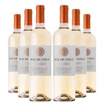 KIT 6 Vinho Branco Sol de Chile Sauvignon Blanc, 6x750ml