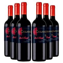 KIT 6 Vinho Chileno Chilano Red Blend, 750ml