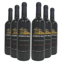 KIT 6 Vinho Chileno Puerto Real Reservado Cabernet Sauvignon KIT 6 Vinho Chileno Puerto Real Reservado Cabernet Sauvignon