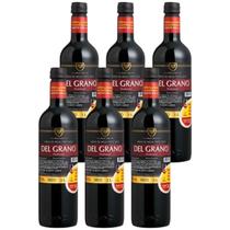 Kit 6 Vinho Del Grano Tinto Seco Pet Leve 1L Pague 750ml