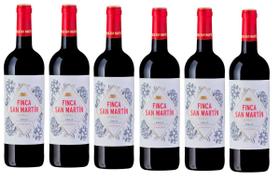 Kit 6 Vinho Espanhol Finca San Martin Rioja Crianza 750Ml