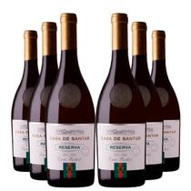 KIT 6 Vinho Português Casa de Santar Reserva Branco, 6x750ml
