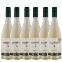Kit 6 Vinho Riesling Marcus James 750ml Aurora Serra Gaucha