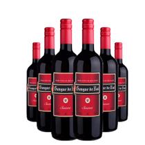 Kit 6 Vinho Sangue de Boi Tinto Suave 750 ml