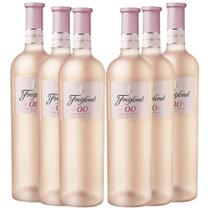 Kit 6 Vinho Sem Álcool Vinoh Rosé - 750Ml Nacional