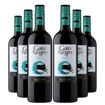 KIT 6 Vinho Tinto Argentino Gato Negro Malbec, 6x750ml KIT 6 Vinho Tinto Argentino Gato Negro Malbec, 6x750ml