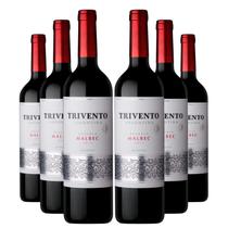 KIT 6 Vinho Tinto Argentino Trivento Reserve Malbec, 750ml