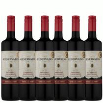 Kit 6 Vinho Tinto Cabernet Sauvignon Marcus James 750ml Vinicula Aurora