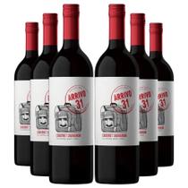 KIT 6 Vinho Tinto Chileno ARRIVO 31 Cabernet Sauvignon 750ml