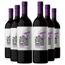 KIT 6 Vinho Tinto Chileno ARRIVO 31 Carménère, 750ml KIT 6 Vinho Tinto Chileno ARRIVO 31 Carménère, 750ml