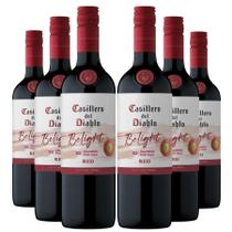 KIT 6 Vinho Tinto Chileno Casillero del Diablo Belight RED, 750ml
