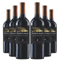 KIT 6 Vinho Tinto Chileno Puerto Real Reservado Carmenere