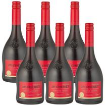 KIT 6 Vinho Tinto Francês Delicious Moelleux JP.Chenet 750ml