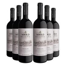 KIT 6 Vinho Tinto Miolo Reserva Merlot, 6x750ml