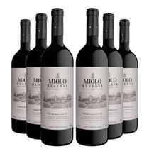 KIT 6 Vinho Tinto Miolo Reserva Tempranillo, 6x750ml KIT 6 Vinho Tinto Miolo Reserva Tempranillo, 6x750ml