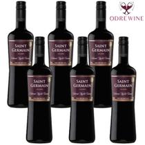 Kit 6 Vinho Tinto Suave Saint Germain Assemblage Cabernet, Merlot e Tannat 750 ml - Odre Wine